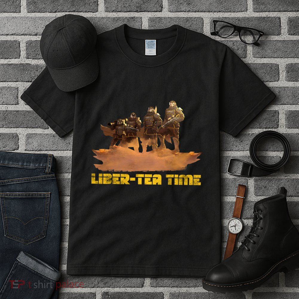 Liber Tea Time Hell Of Diver Helldiving Lovers Outfit Tall T-Shirt