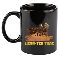 Liber Tea Time Hell Of Diver Helldiving Lovers Outfit 11oz C Handle Ceramic Mug