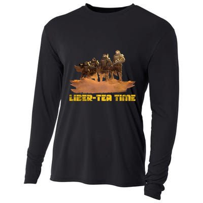 Liber Tea Time Hell Of Diver Helldiving Lovers Outfit Cooling Performance Long Sleeve Crew