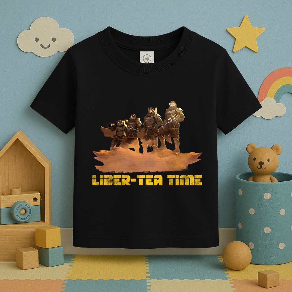 Liber Tea Time Hell Of Diver Helldiving Lovers Outfit Toddler T-Shirt