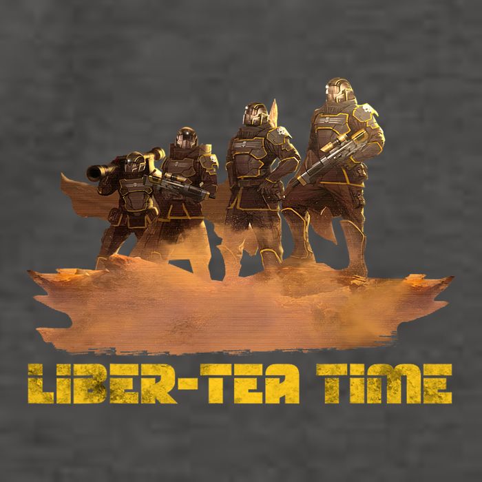 Liber Tea Time Hell Of Diver Helldiving Lovers Outfit Vector Backpack