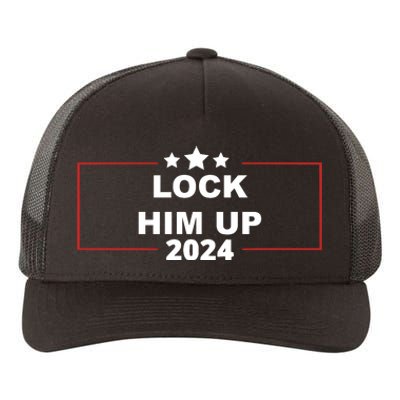 Lock Trump Up 2024 Lock Him Up Yupoong Adult 5-Panel Trucker Hat