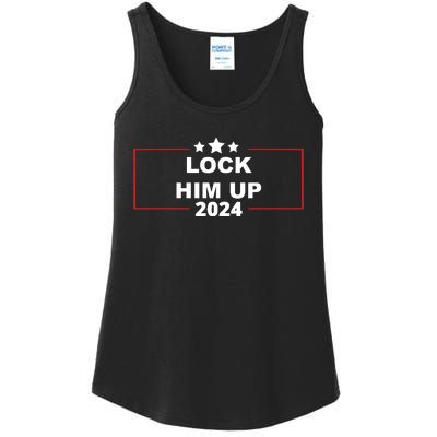 Lock Trump Up 2024 Lock Him Up Ladies Essential Tank