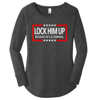 Lock Trump Up 2024 Lock Him Up Women's Perfect Tri Tunic Long Sleeve Shirt