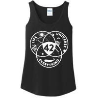 Life The Universe And Everything The 42 Answer To Life Funny Ladies Essential Tank