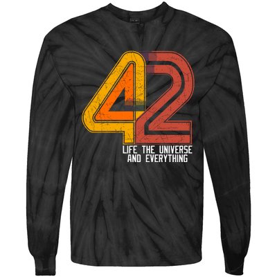 Life The Universe And Everything Tie-Dye Long Sleeve Shirt