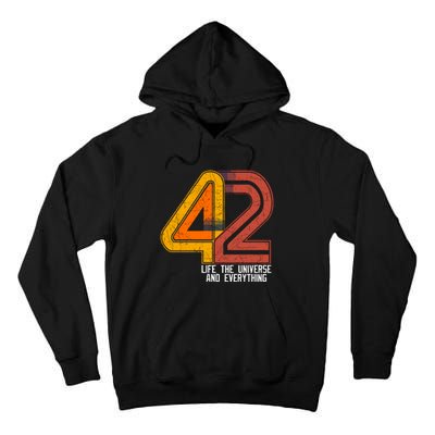 Life The Universe And Everything Tall Hoodie