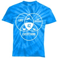 Life The Universe And Everything 42 Answer To Life Meaningful Gift Kids Tie-Dye T-Shirt