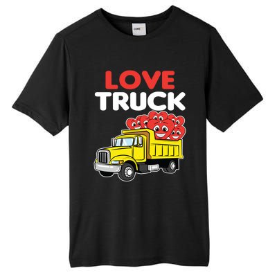 Love Truck Valentines Day Construction Heavy Equipt Great Gift Tall Fusion ChromaSoft Performance T-Shirt