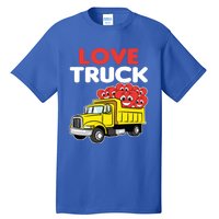 Love Truck Valentines Day Construction Heavy Equipt Great Gift Tall T-Shirt