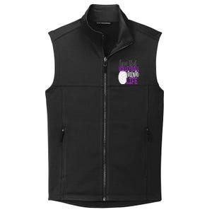 Livin That Volleyball Mom Life Sports Team Daughter Son Cute Gift Collective Smooth Fleece Vest