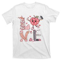 Love Teacher Valentine's Day For Retro Teacher T-Shirt