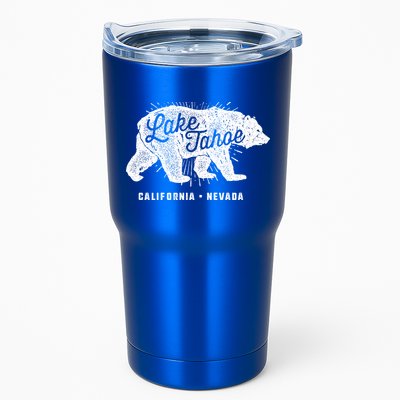 Lake Tahoe Vintage Retro Bear California Nevada Gift Tumbler