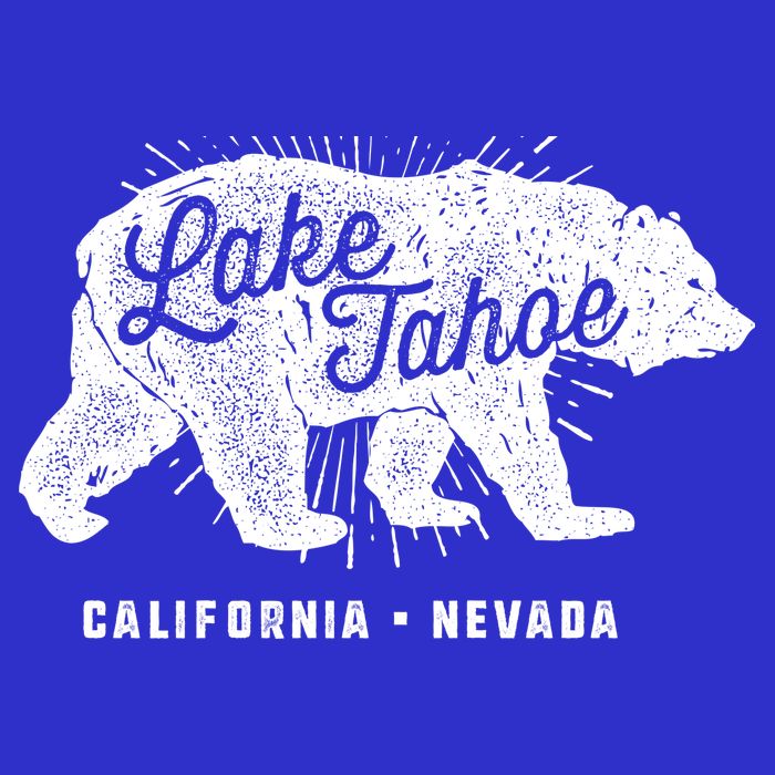 Lake Tahoe Vintage Retro Bear California Nevada Gift Womens Tank Top