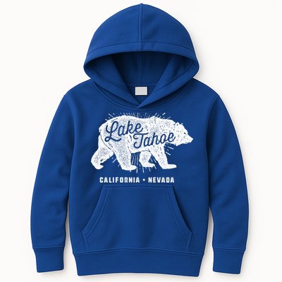 Lake Tahoe Vintage Retro Bear California Nevada Gift Kids Hoodie