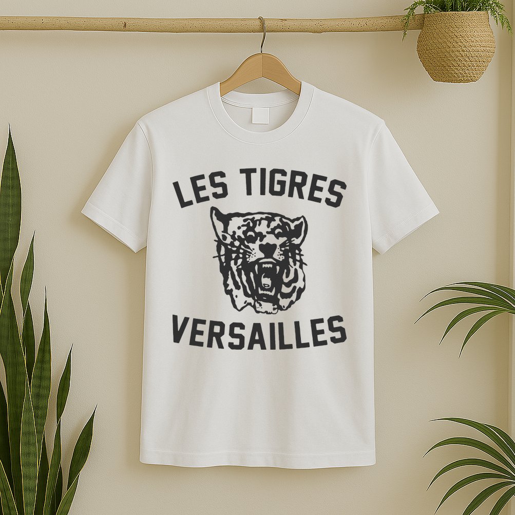 Les Tigres Versailles France French Tigers Trendy Design T-Shirt