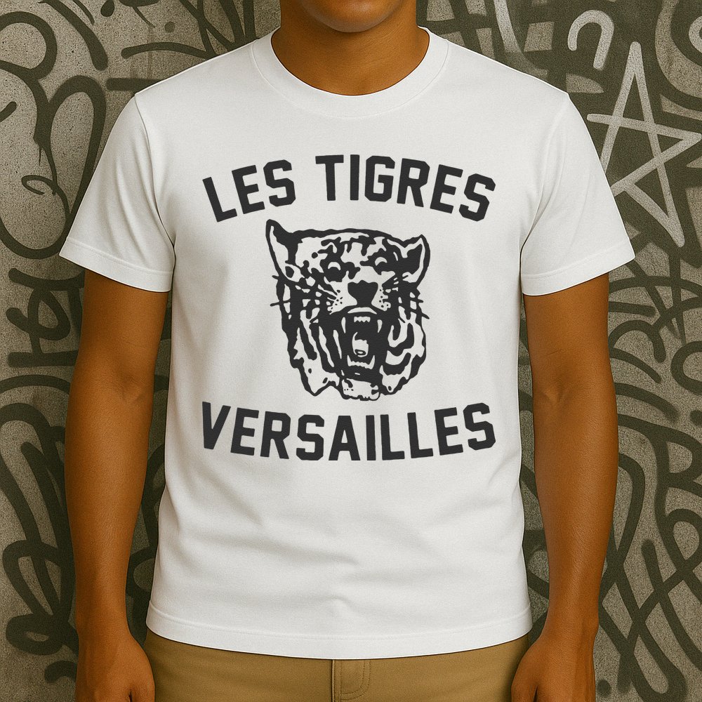 Les Tigres Versailles France French Tigers Trendy Design T-Shirt