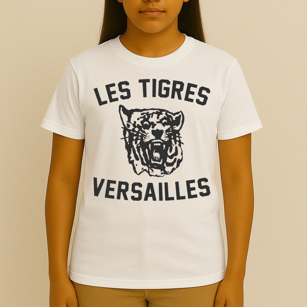 Les Tigres Versailles France French Tigers Trendy Design T-Shirt