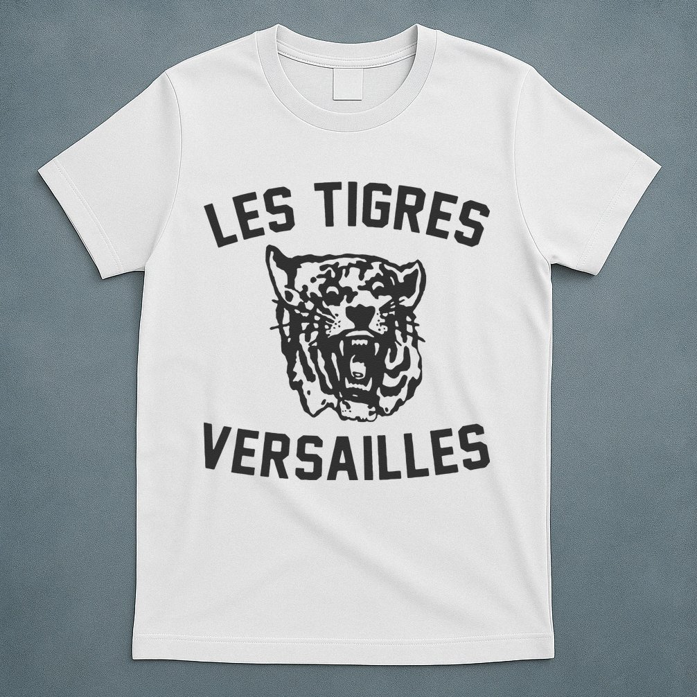 Les Tigres Versailles France French Tigers Trendy Design T-Shirt