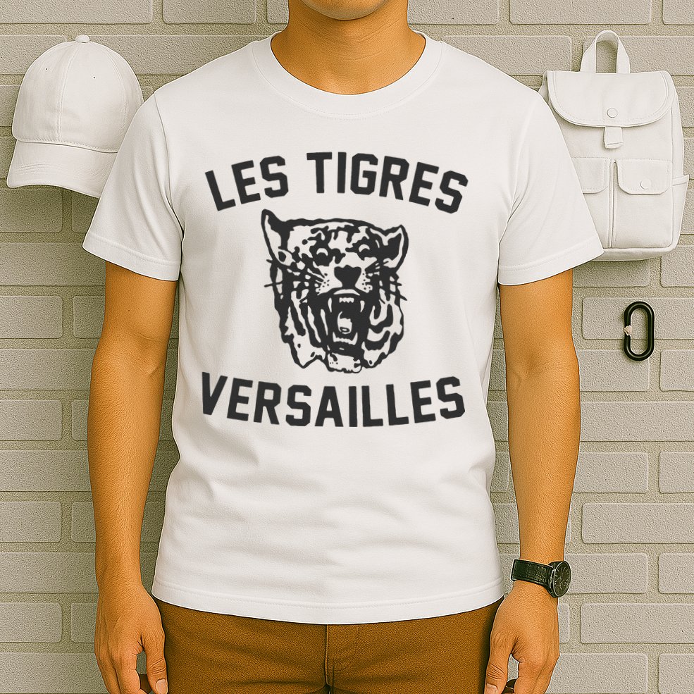 Les Tigres Versailles France French Tigers Trendy Design T-Shirt
