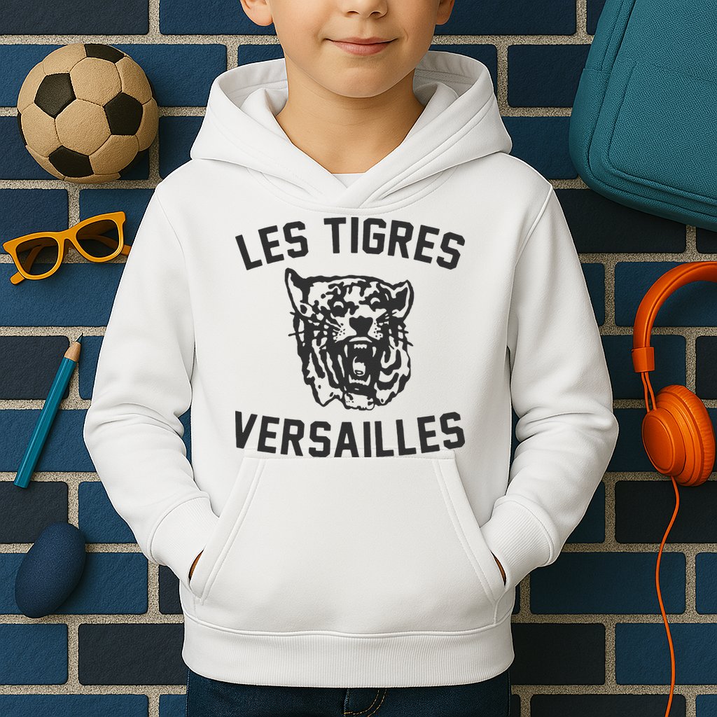 Les Tigres Versailles France French Tigers Trendy Design Kids Hoodie