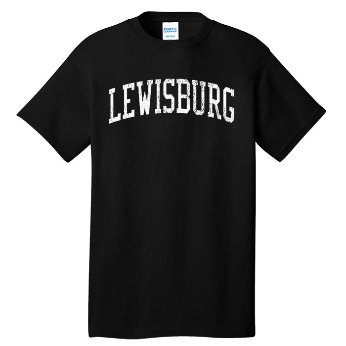 Lewisburg TN Vintage Athletic Sports JS02 Tall T-Shirt