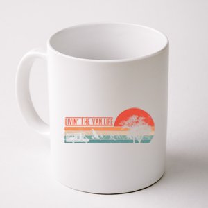 Livin That Van Life Retro Camper Camping Van Cute Gift Coffee Mug