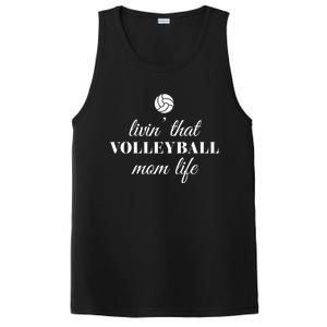 Livin That Volleyball Mom Life Cute Gift PosiCharge Competitor Tank