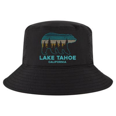 Lake Tahoe Vintage California Grizzly Bear Souvenir Cool Comfort Performance Bucket Hat