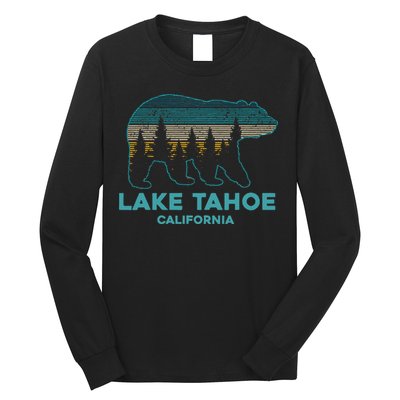 Lake Tahoe Vintage California Grizzly Bear Souvenir Long Sleeve Shirt