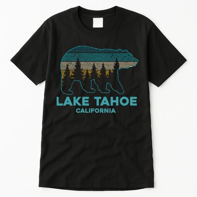 Lake Tahoe Vintage California Grizzly Bear Souvenir Tall T-Shirt