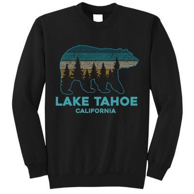 Lake Tahoe Vintage California Grizzly Bear Souvenir Tall Sweatshirt