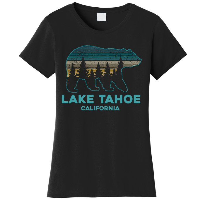 Lake Tahoe Vintage California Grizzly Bear Souvenir Women's T-Shirt