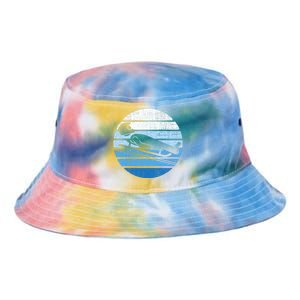 Luge Team Winter Sports Lovers Retro Luge Tie Dye Newport Bucket Hat