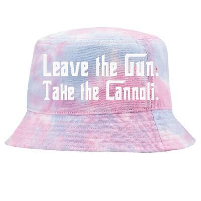 Let The Weapon Take The Cannoli Tie-Dyed Bucket Hat