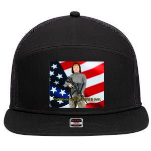 Lily Tang Williams The Debate On Gun Control Is Over 7 Panel Mesh Trucker Snapback Hat