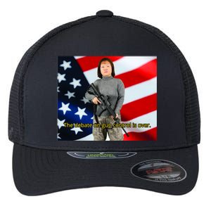 Lily Tang Williams The Debate On Gun Control Is Over Flexfit Unipanel Trucker Cap