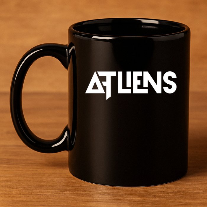 Leaving The World Behind Wavy 11oz C Handle Ceramic Mug