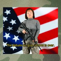 Lily Tang Williams The Debate On Gun Control Is Over Legacy Tie Dye Trucker Hat