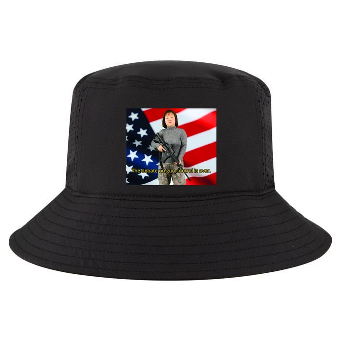 Lily Tang Williams The Debate On Gun Control Is Over Cool Comfort Performance Bucket Hat