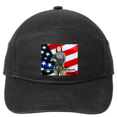 Lily Tang Williams The Debate On Gun Control Is Over 7-Panel Snapback Hat