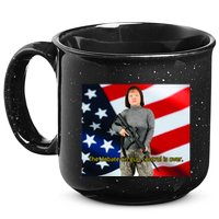 Lily Tang Williams The Debate On Gun Control Is Over 15oz Campfire Ceramic Mug