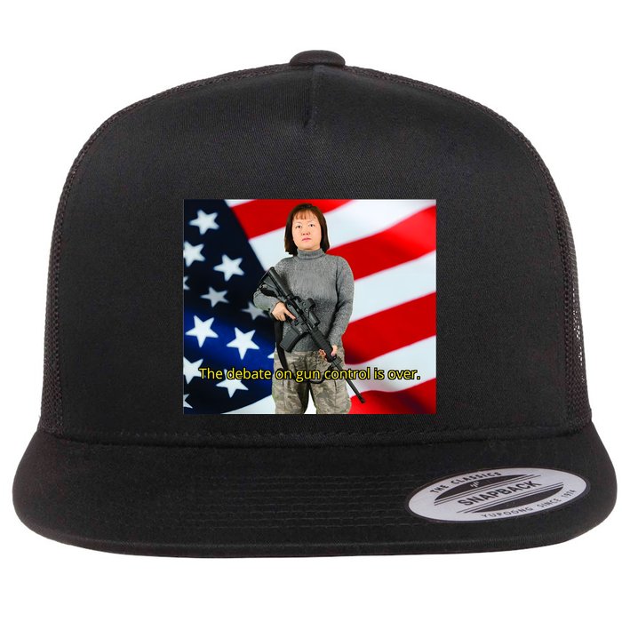 Lily Tang Williams The Debate On Gun Control Is Over Flatbill Hat