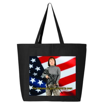 Lily Tang Williams The Debate On Gun Control Is Over 25L Jumbo Tote