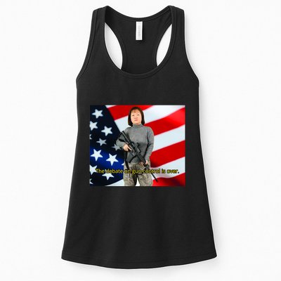 Lily Tang Williams The Debate On Gun Control Is Over Womens Tank Top