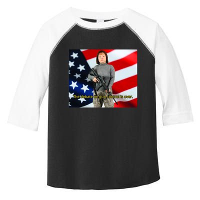 Lily Tang Williams The Debate On Gun Control Is Over Toddler Fine Jersey T-Shirt