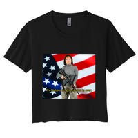 Lily Tang Williams The Debate On Gun Control Is Over Crop Top