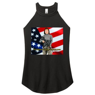 Lily Tang Williams The Debate On Gun Control Is Over Women's Perfect Tri Rocker Tank
