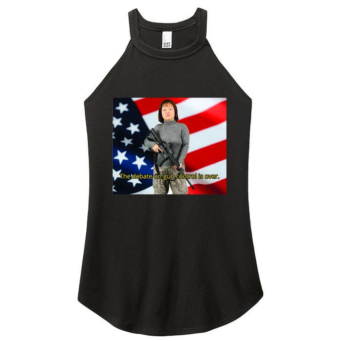 Lily Tang Williams The Debate On Gun Control Is Over Women's Perfect Tri Rocker Tank