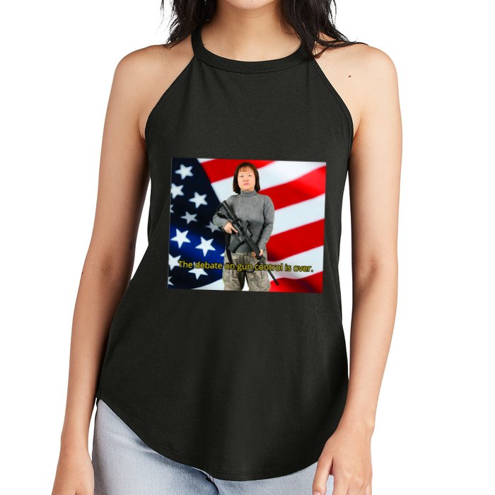 Lily Tang Williams The Debate On Gun Control Is Over Women's Perfect Tri Rocker Tank